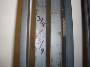 Bar Stock - 3/8 x 3/4 x 80 inch Bar